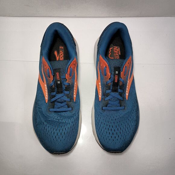 Brooks Ghost 16 Bonnie Blue Opal Orange Running Shoes Mens Size 13-D 1104181D474 main image 4